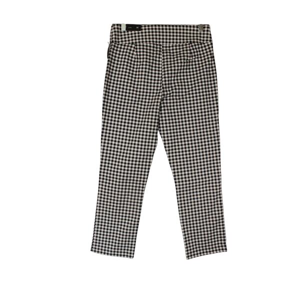 Maurices Gingham Bengaline Cropped Pant Womens Size Medium Regular NWT - Picture 6 of 9